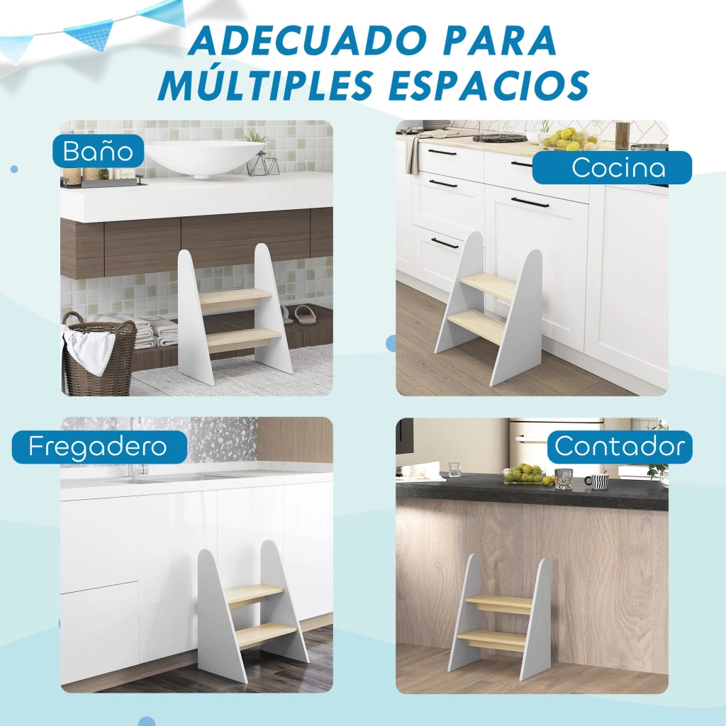 Scala di apprendimento per bambini ¨C Minimal ¨C Bianco