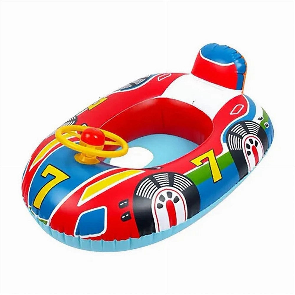 Trade Shop - Salvagente Gonfiabile Mutandina Per Bambini A Forma Di Macchina 60 X 40 Cm Mare -