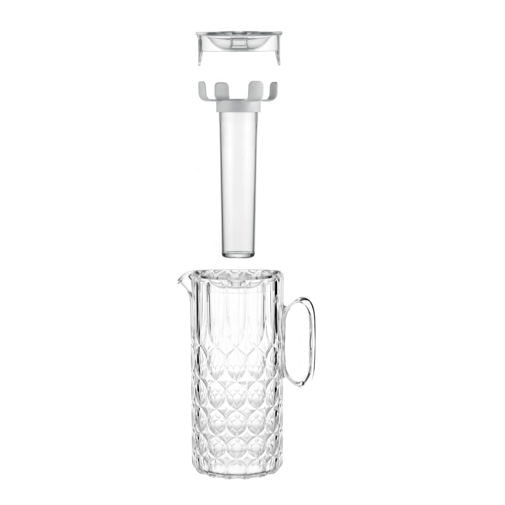 Caraffa Vanity trasparente con bulbo refrigerante