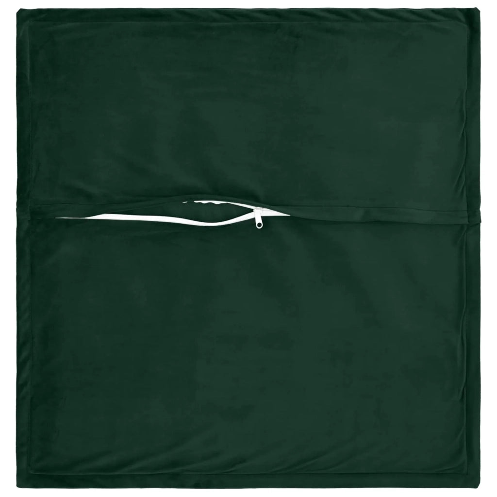 Federa 2 pcs HOUTEN Verde Scuro 80 x 80 cm Velluto 921585