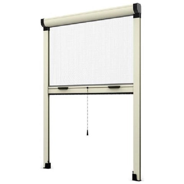 Zanzariera a Rullo Riducibile 140 x 160 Avorio 1013