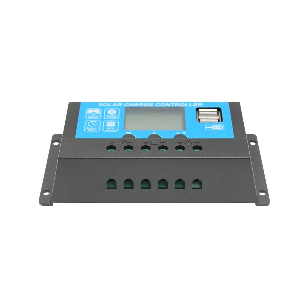Regolatore di tensione per pannello solare 12/24V, 20A, 2 porte USB Breckner Germany