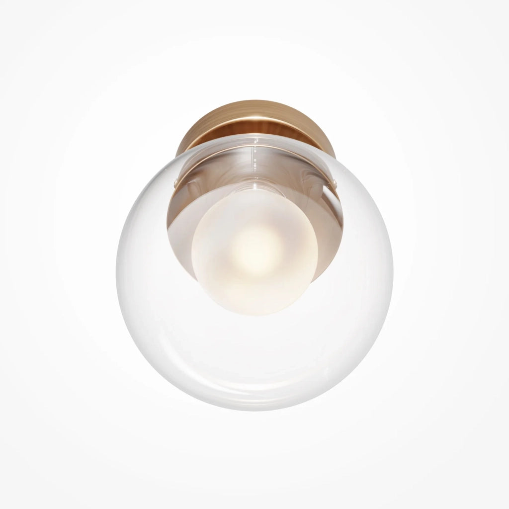 Applique Da Parete Moderna Basic Form Luce G9 20W Metallo Oro Ip20