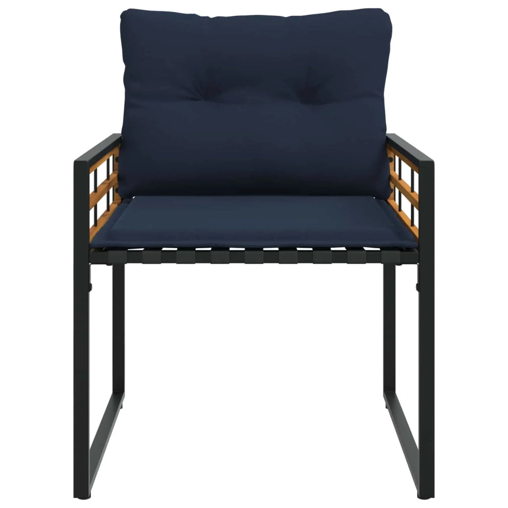 Set di Mobili da Esterno con cuscino 3 pcs Navy