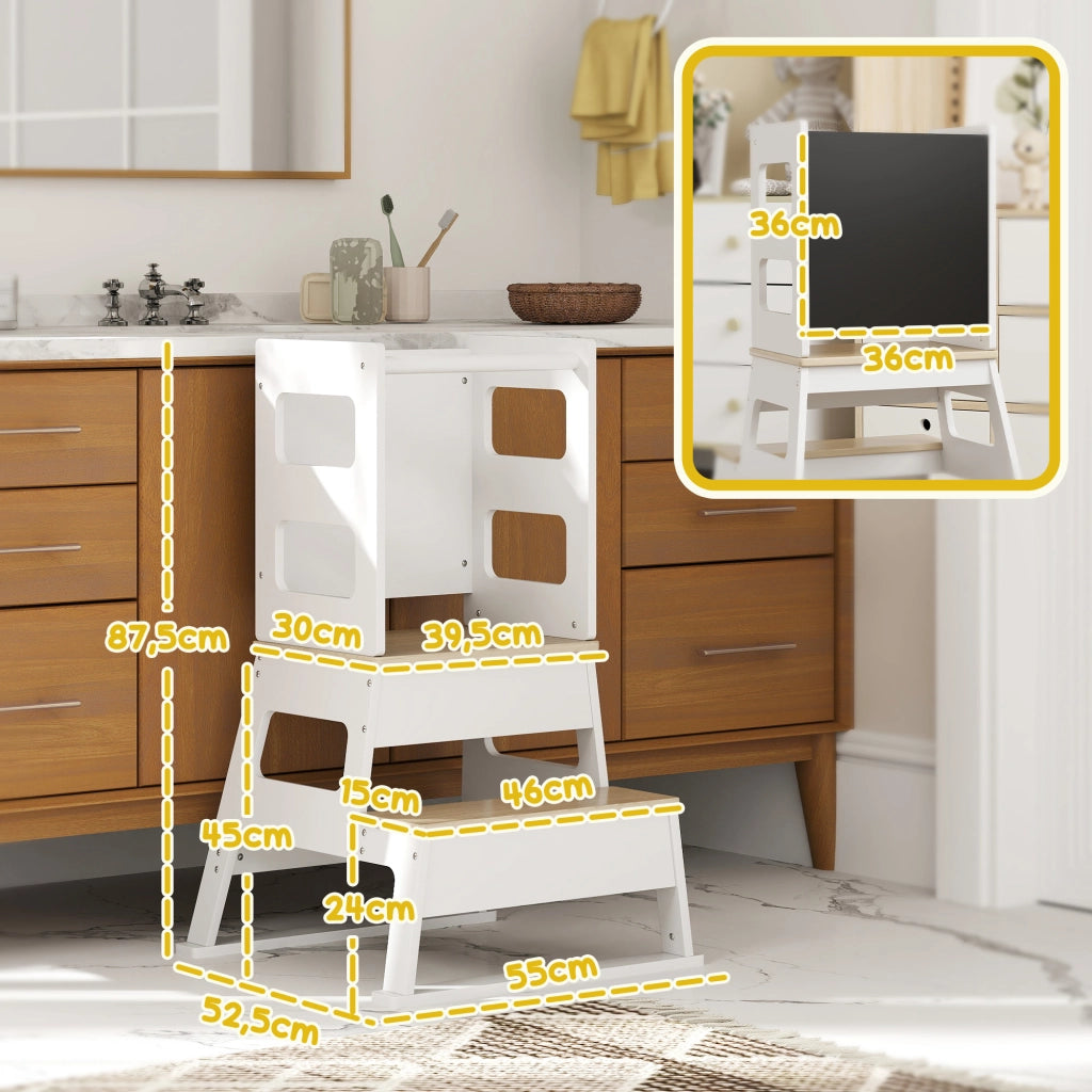 Scala di apprendimento per bambini ¨C Minimal ¨C 55x52,5x87,5 cm bianco