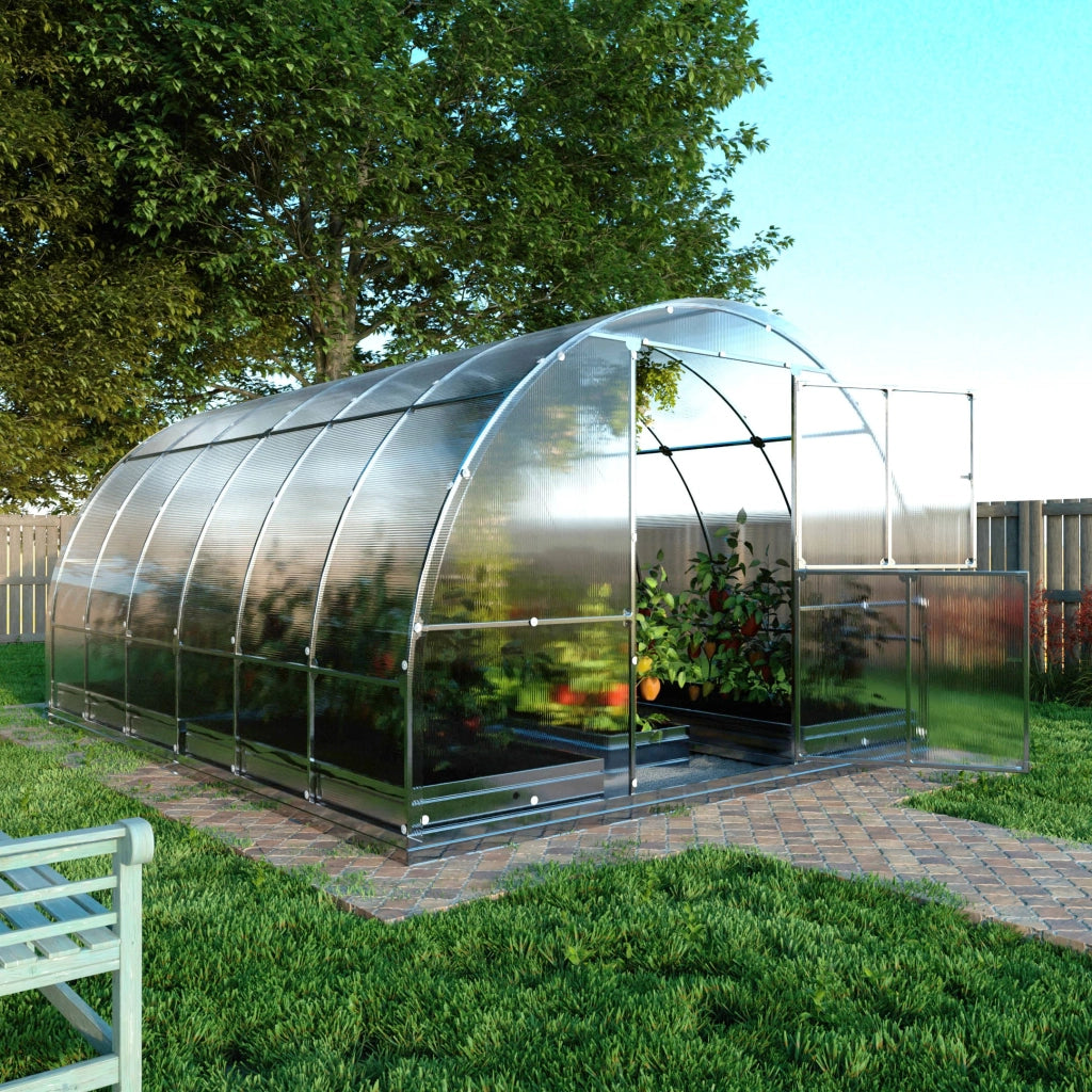 Serra da giardino KLASIKA TUBE 3 x 4 m (12 m²), 4 mm con rivestimento in policarbonato