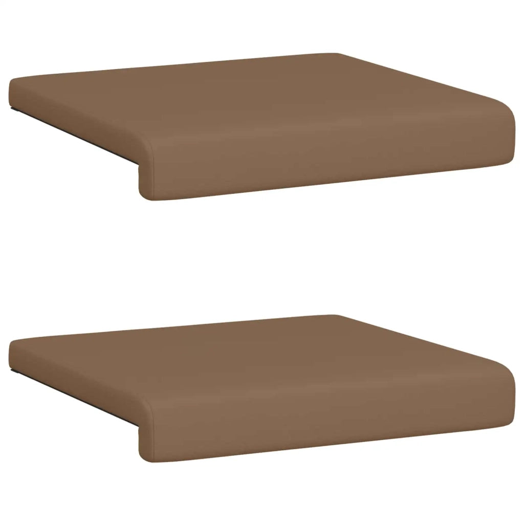 Cuscino per panchina 2 pcs Similpelle Cappuccino 42043039