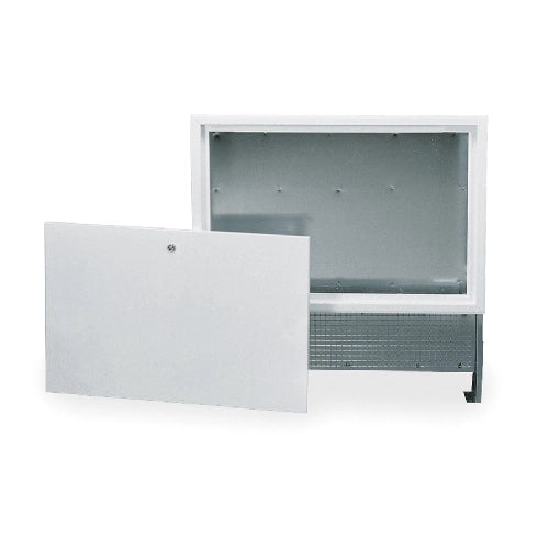 CASSETTA IN ACCIAIO BIANCA PER COLLETTORI- mm 1200x720x90- ATON- pezzi 1