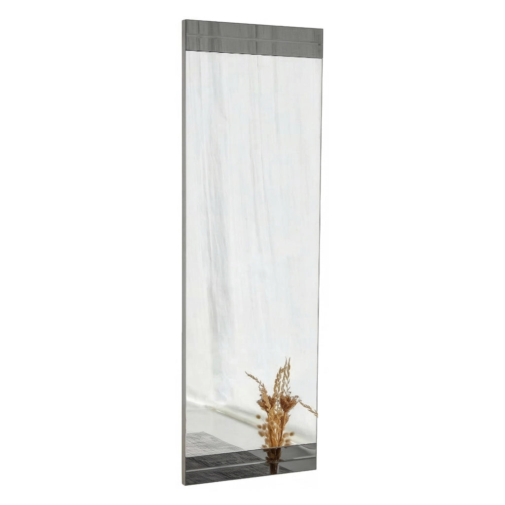 Siliqua, Specchio Forma Rettangolare, 40x120h cm Bianco