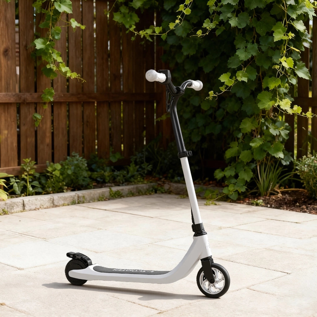 Monopattino Elettrico ¨C Xylo ¨C 6 km autonomia, telaio acciaio, nero+bianco, 76x53x95cm
