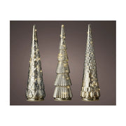 Dec. Albero verde Vt c/led bianco caldo ass d9x33cm