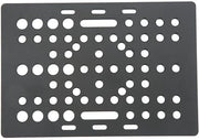 Pannello di Portata Alta Resistenza - Alluminio - Nero Anodizzato - Duraturo - Pannelli di Coda - Sopravvivenza all'Usura - Pannello di Portata