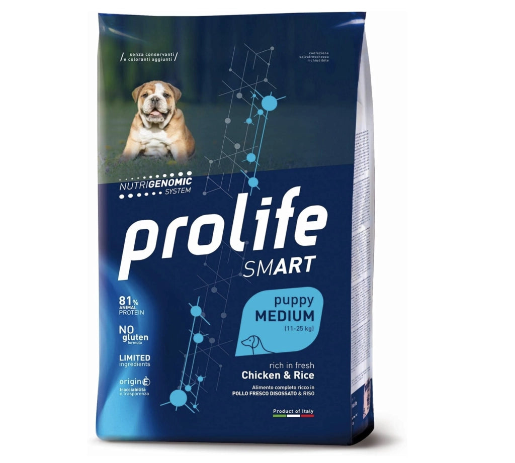 Prolife Smart Puppy Medium Pollo E Riso 10 kg