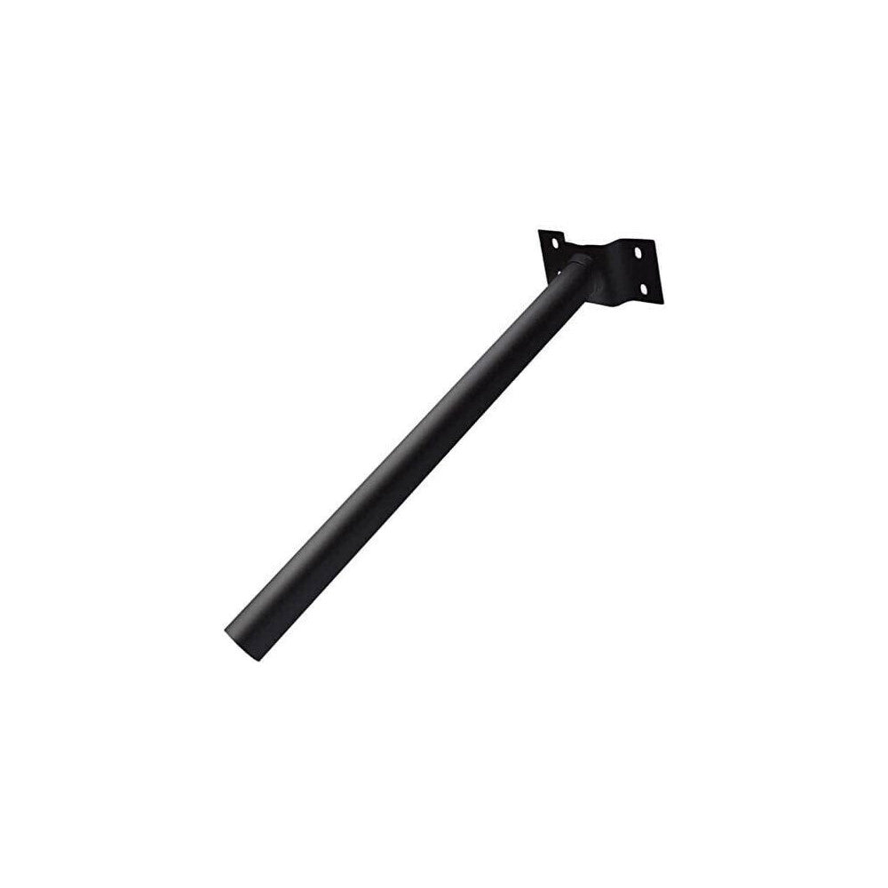 Trade Shop - 2 Staffe Palo Per Lampione Solare Stradale Supporto Metallo Staffa Muro Parete -