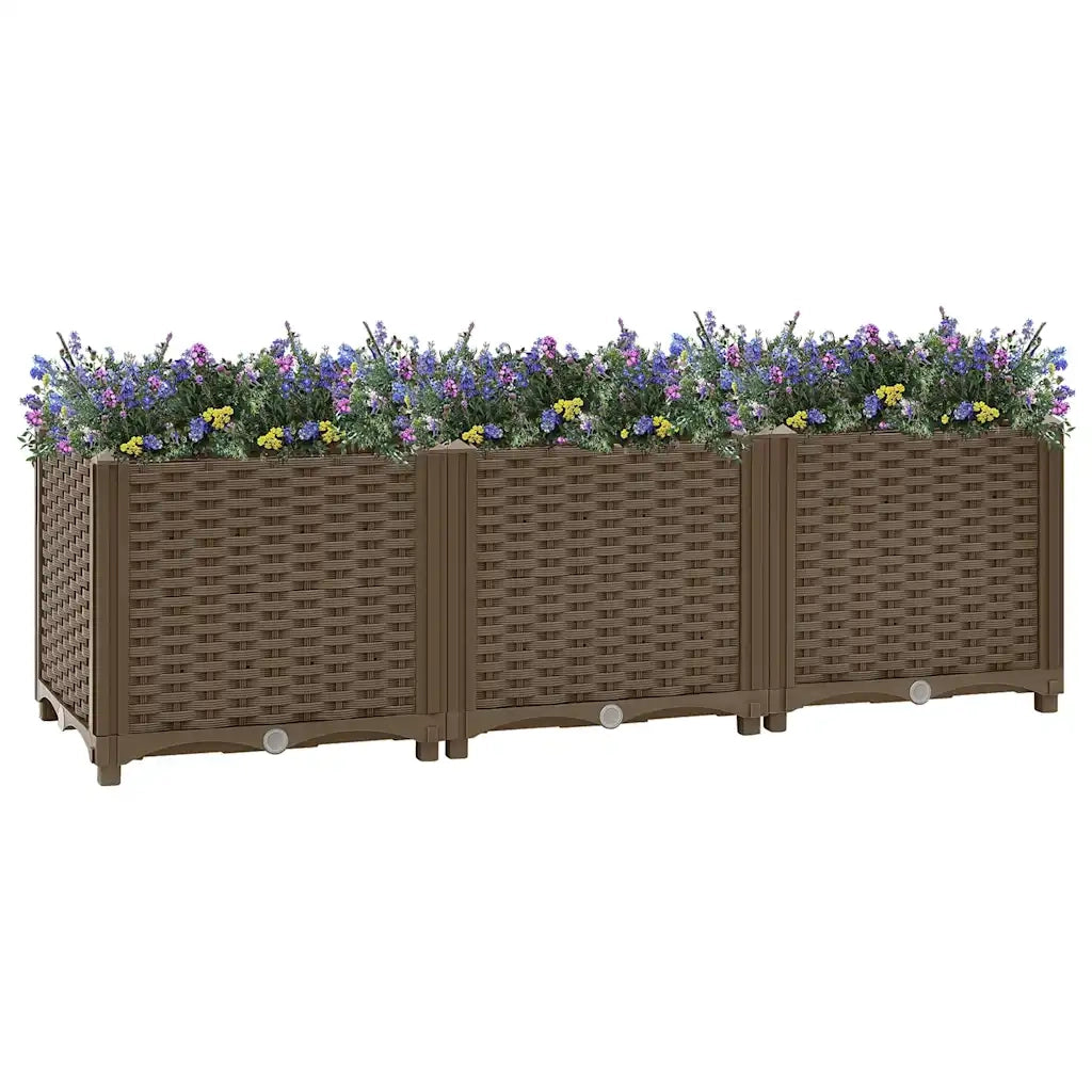Letto rialzato 120x40x38 cm in polipropilene 316517