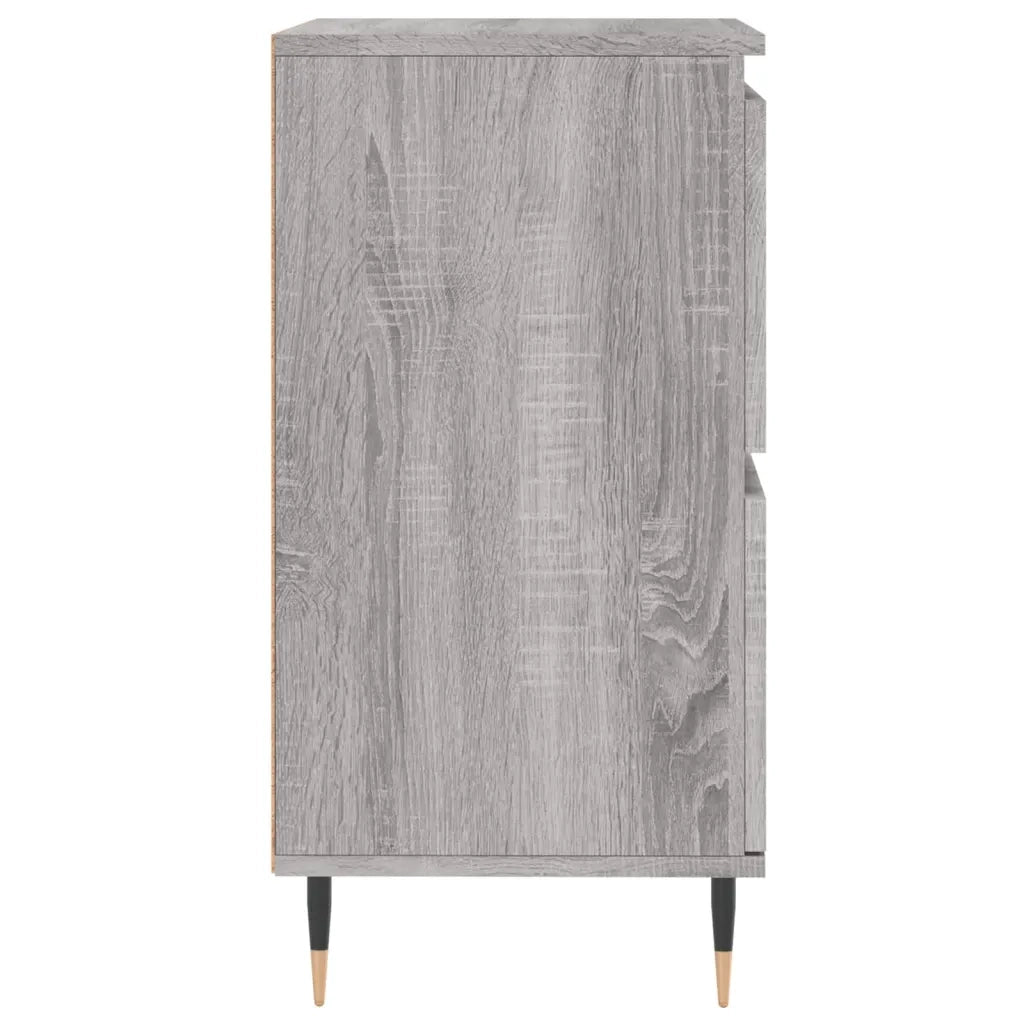 Credenze 2 pz Grigio Sonoma in Legno Multistrato 3190171