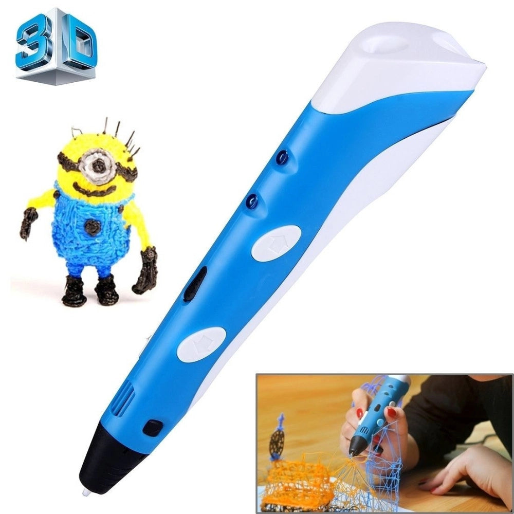 Trade Shop - Penna 3d Per Disegni Tridimensionali Stampa Stereoscopica Con Set Di 3 Filamenti -