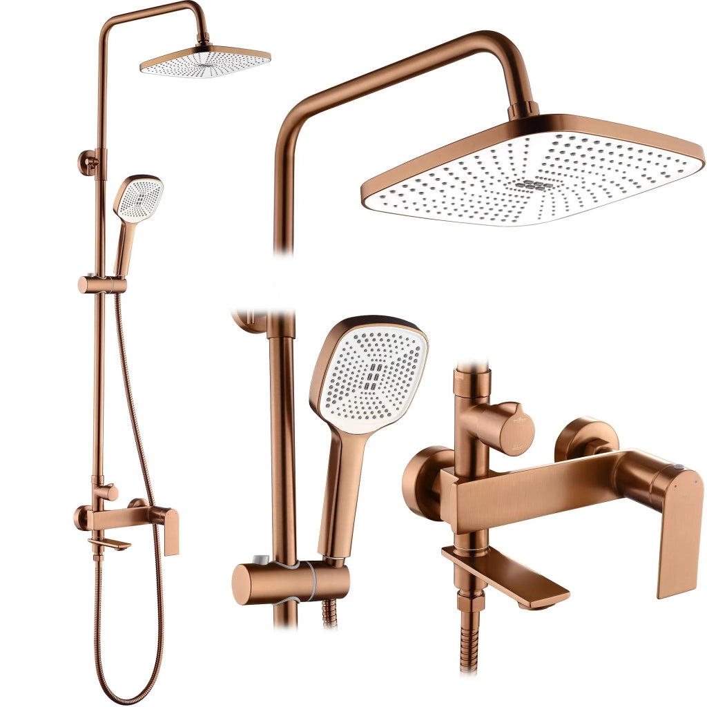 Set Doccia Rea Storm Copper Brush