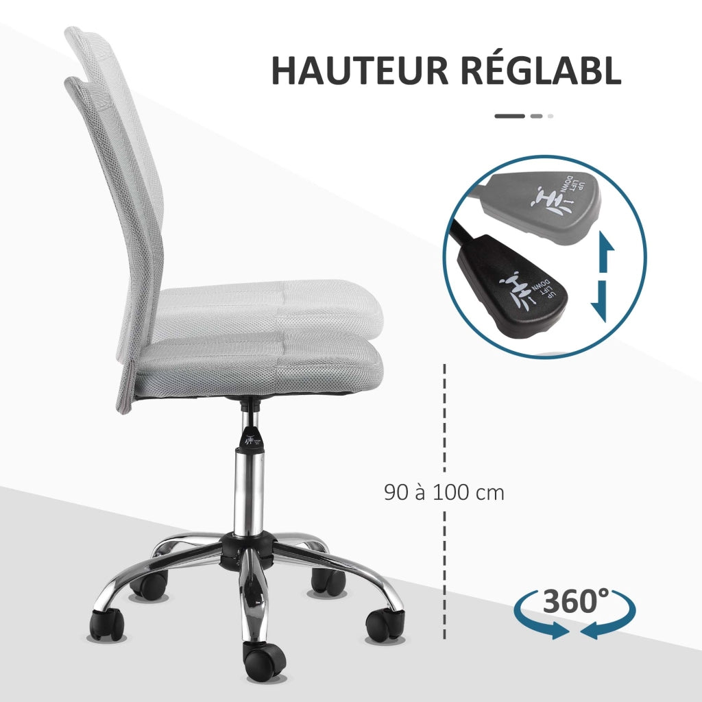 Sedia da ufficio ergonomica ¨C zephmum ¨C grigio