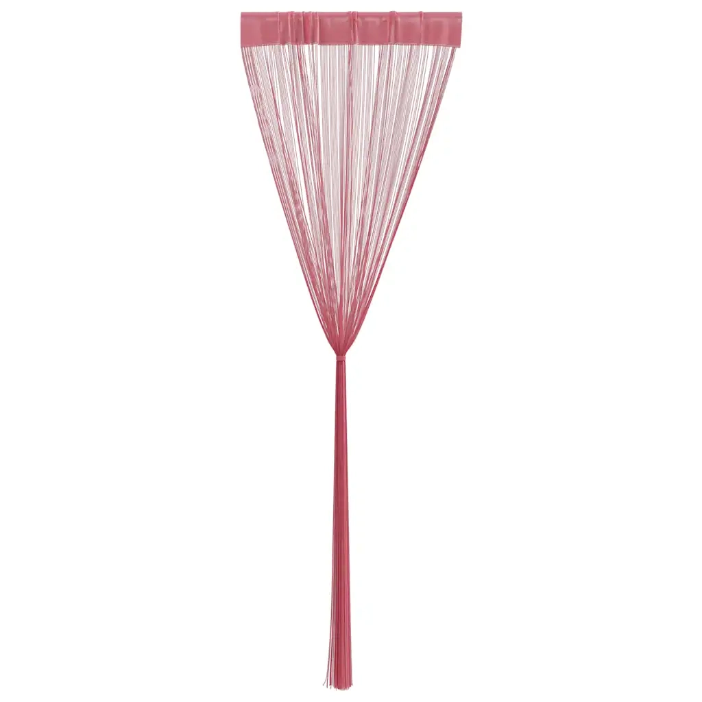 Tende a Filo 2 pz Rosa 140x250 cm