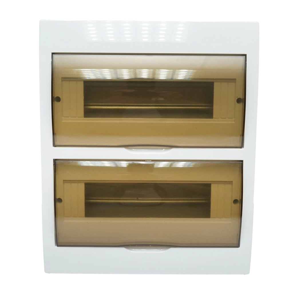 Pannello portafusibili applicato 2 file, 24 moduli 330x270x100mm IP40
