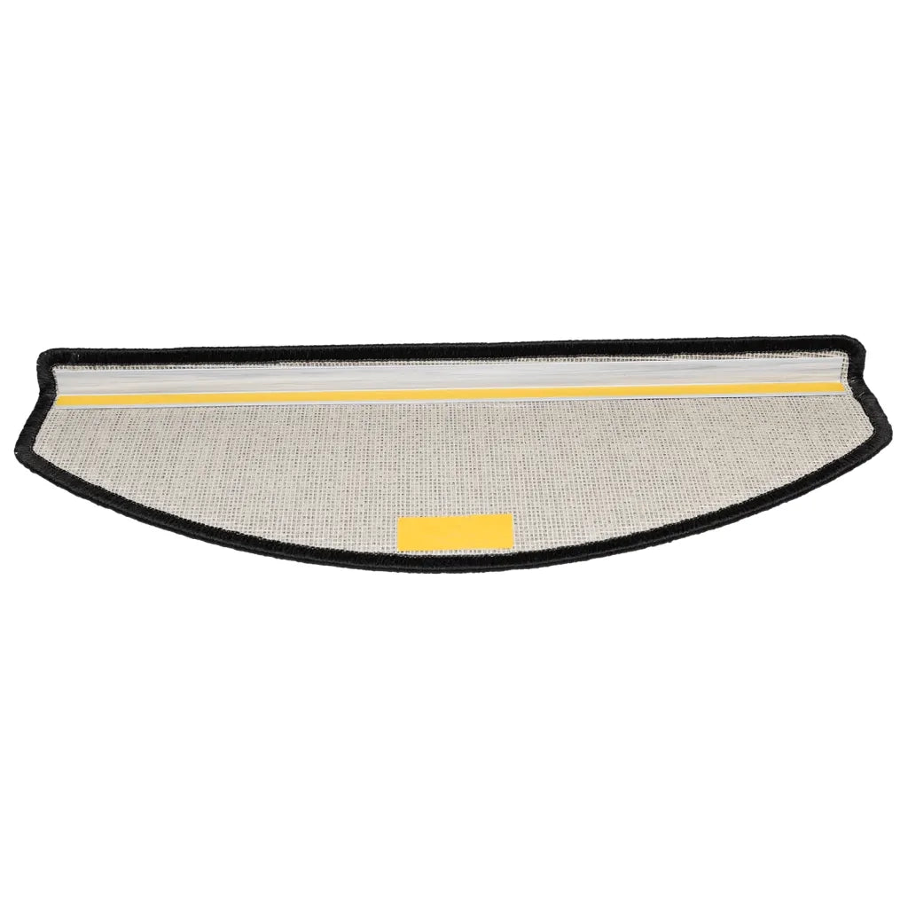 Tappetini per scale 10 pz 65x24x4 cm Antracite Semicircolari Grandi 149751