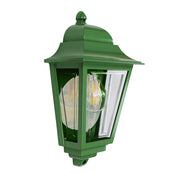 Applique esterna lanterna classica verde E27 IP44 Elstead