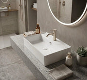 Lavabo appoggio 59.5x40 cm LA52 Bianco