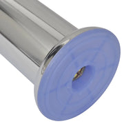 Set 4 gambe rotonde per sofa cromate 180 mm 242159