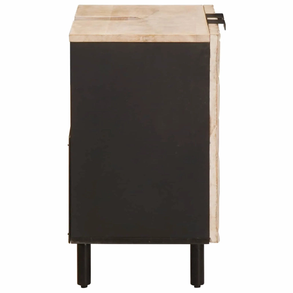 Mobile Lavabo | Armadio per Lavabo da Bagno con porta Bianco 62 x 33 x 58 cm