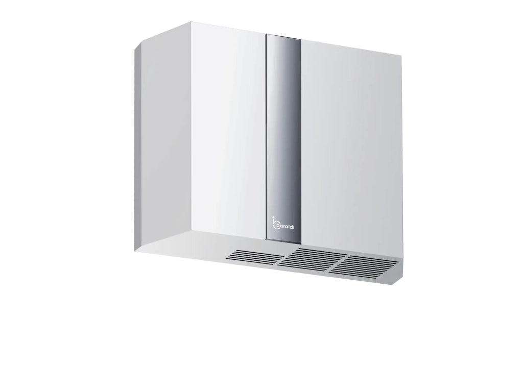 COMPACT MOTORE PER ESTERNO cm 45x35 - Bianco, Inox - 1.300 m3/h