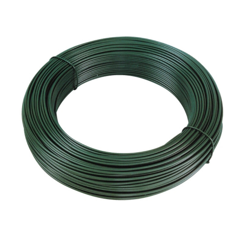 C FILO PLASTIFICATO TENSIONE 2.4/3.3MM 100MT VERDE- 1,0 rotoli