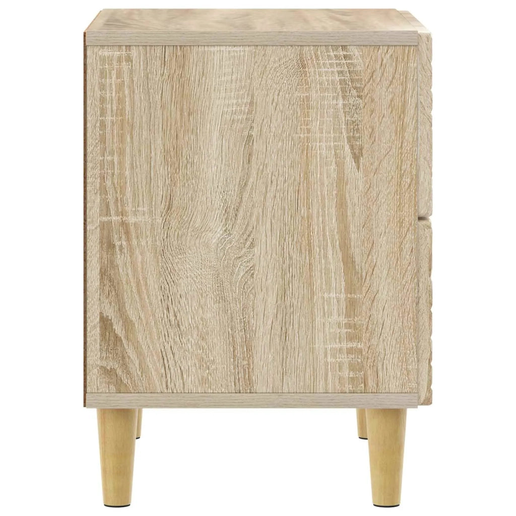 Comodino | Armadio da Notte | Mobiletto da notte Rovere Sonoma 62 x 34,5 x 48 cm Legno ingegnerizzato