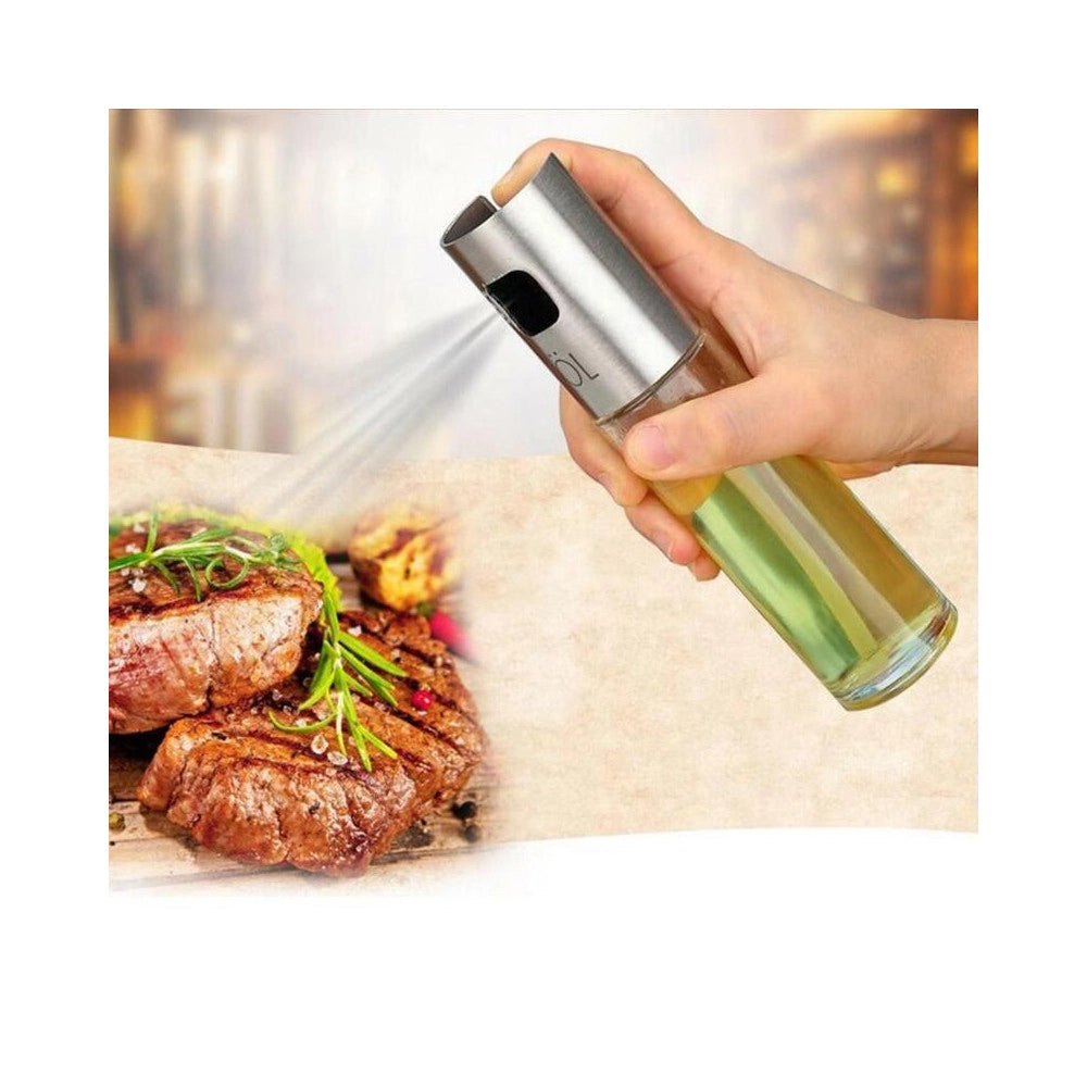 Trade Shop - Dispenser Dosatore Spray Per Olio Aceto Da Cucina Oliera Alimenti Cibo 100ml -