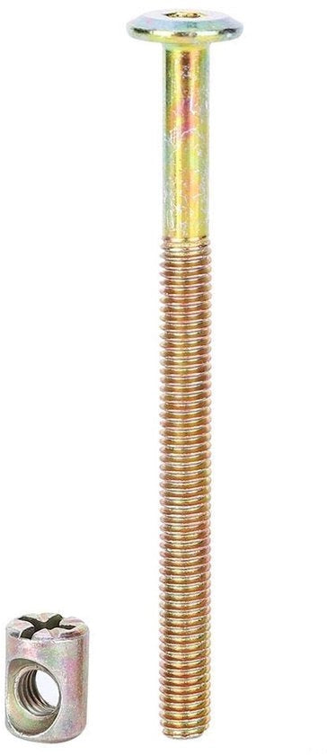 Viti Inbus per Mobili M6 - Viti e Vitielli - Adatti per Mobili - Inox - Facili da Installare