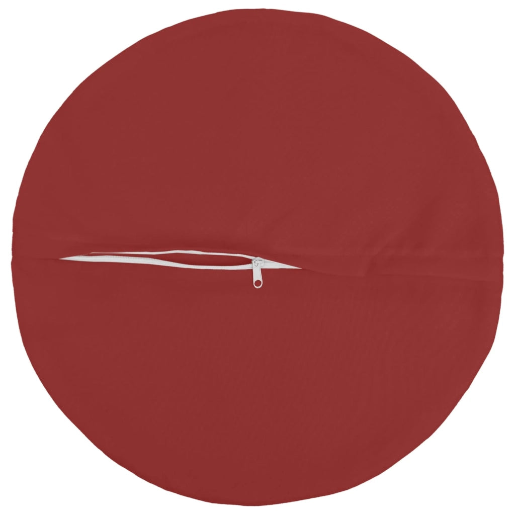 Federa 2 pcs HEERLEN Rosso Vino Ø 60 cm Poliestere 923019