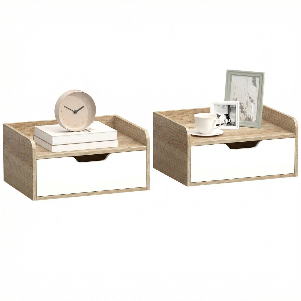 Comodini ¨C Minimal ¨C Legno Naturale 40x30x19,5cm
