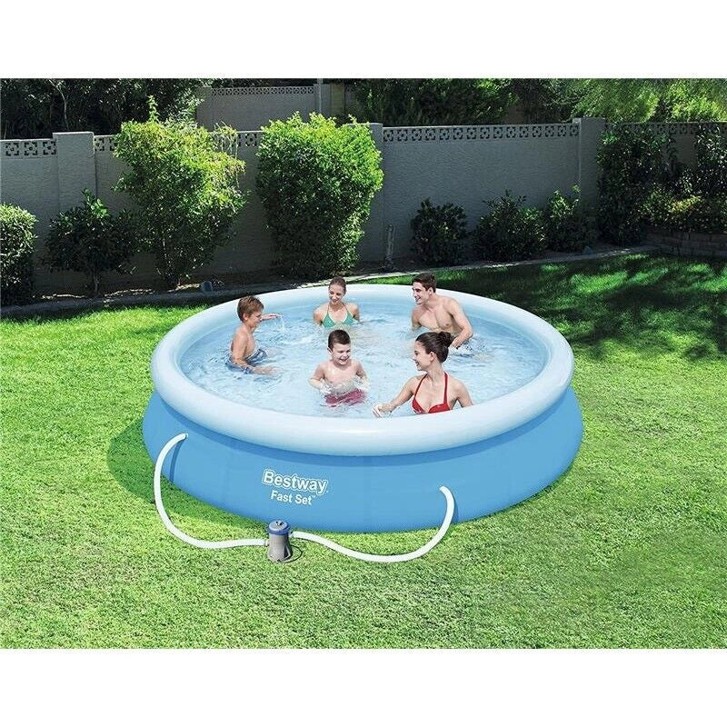 PISCINA GONFIABILE 366 X 76 CM AUTOPORTANTE FUORI TERRA POMPA FILTRO FAST SET