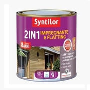2 IN 1 IMPREGNANTE E FLATTING  NOCE SCURO LUCIDO  0,5 LT