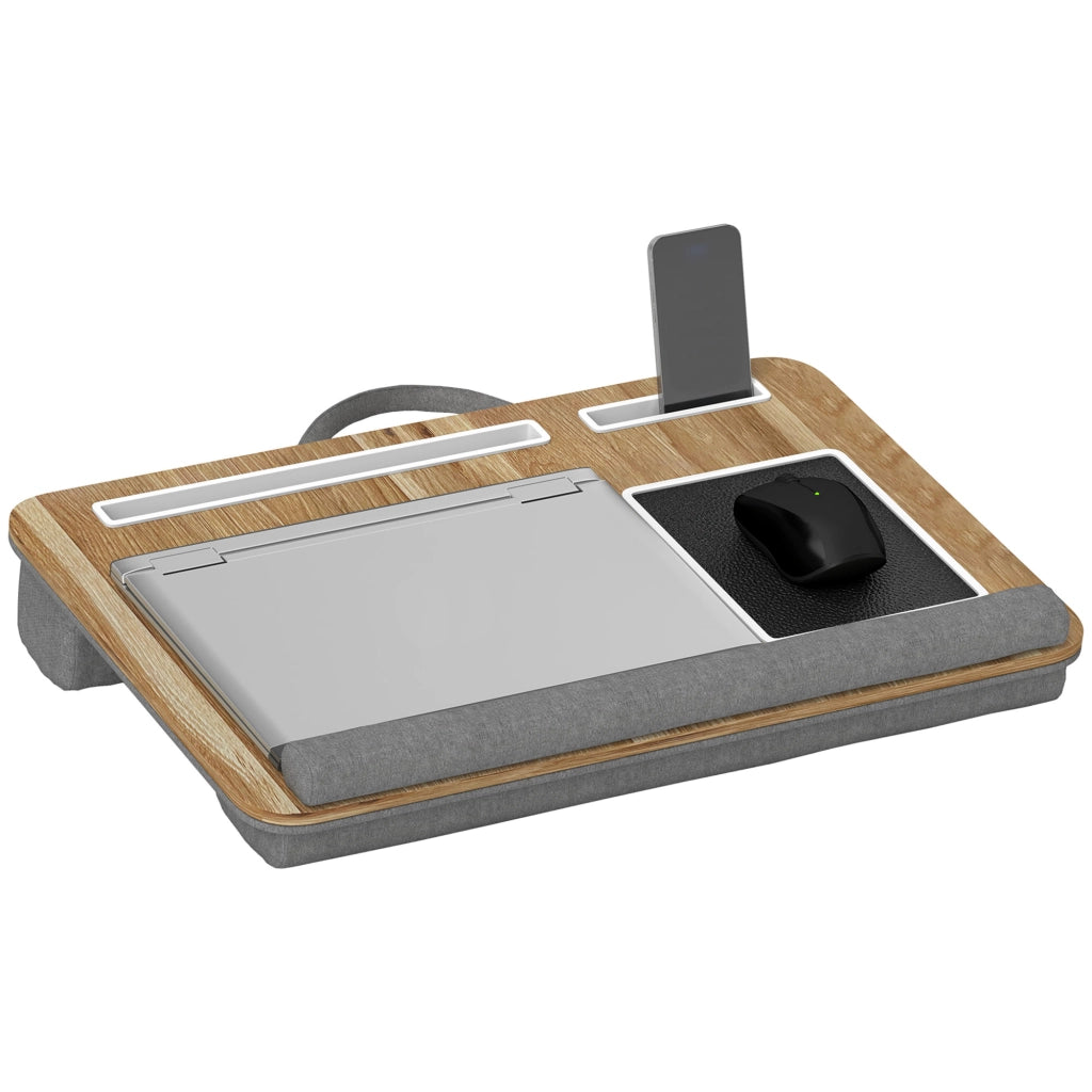 Letto con tavolo per laptop e supporto tablet ¨C zephmum ¨C 160x200 cm