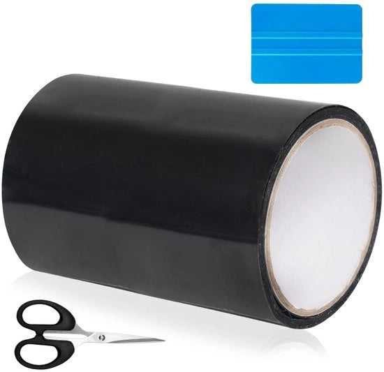 Kit di riparazione per piscine - Nastro TPU 10cm x 150cm - Pannelli autoadesivi - Inclusa forbici - Facile da usare - Adatto a diverse applicazioni - Nastro adesivo per piscine