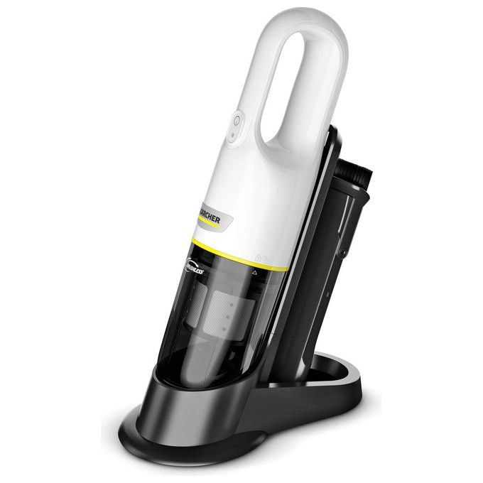Kärcher 1.198-350.0 CVH 3 Plus Aspirapolvere Portatile Senza Filo 0,15 L 70W autonomia 20 min filtro HEPA colore Nero Bianco