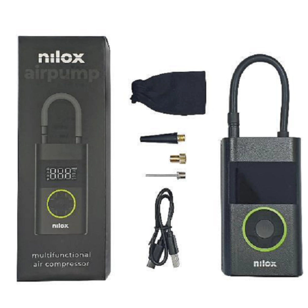 Nilox Compressore ad Aria Portatile Multifunzione