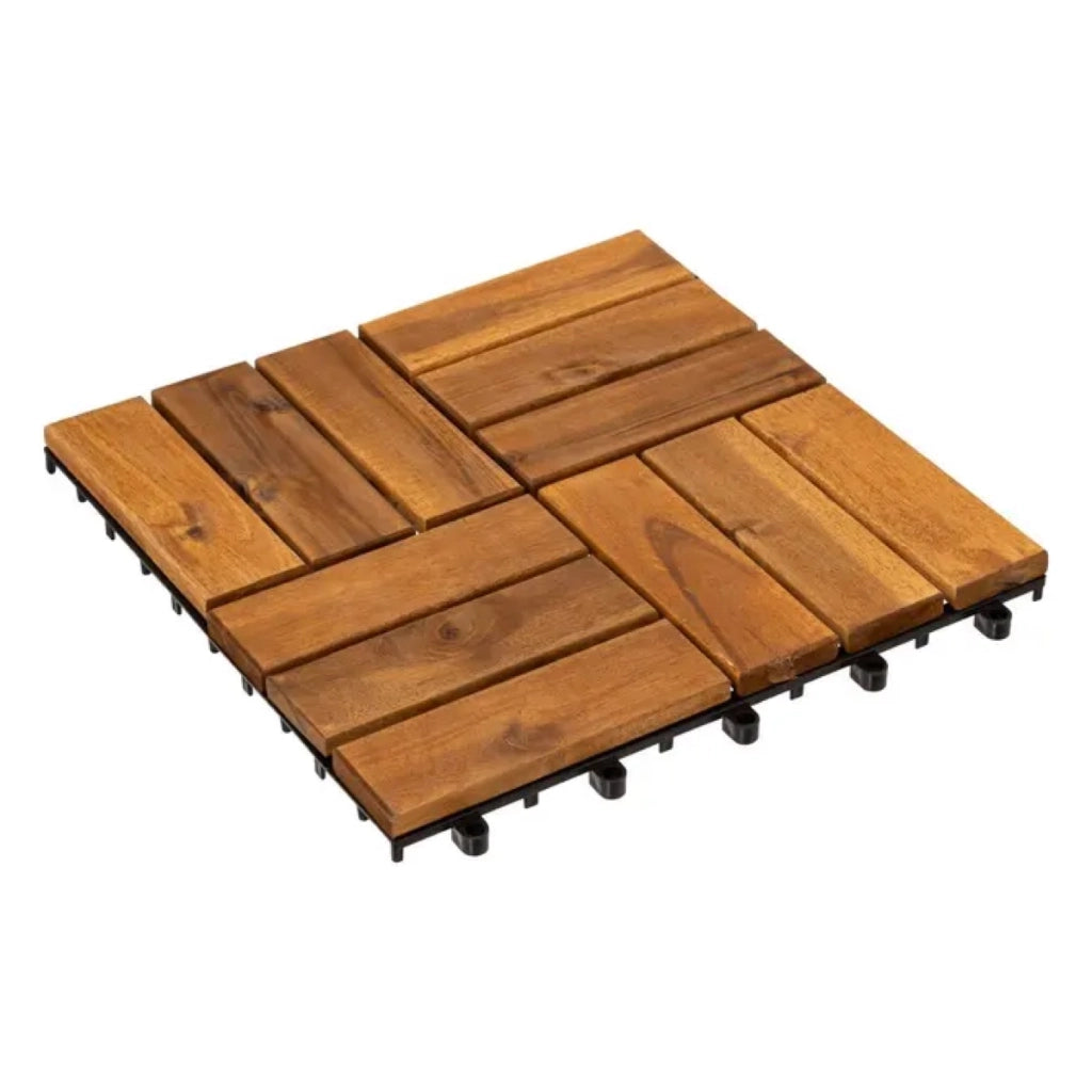 Set 9 Piastrelle in Acacia 30×30?cm