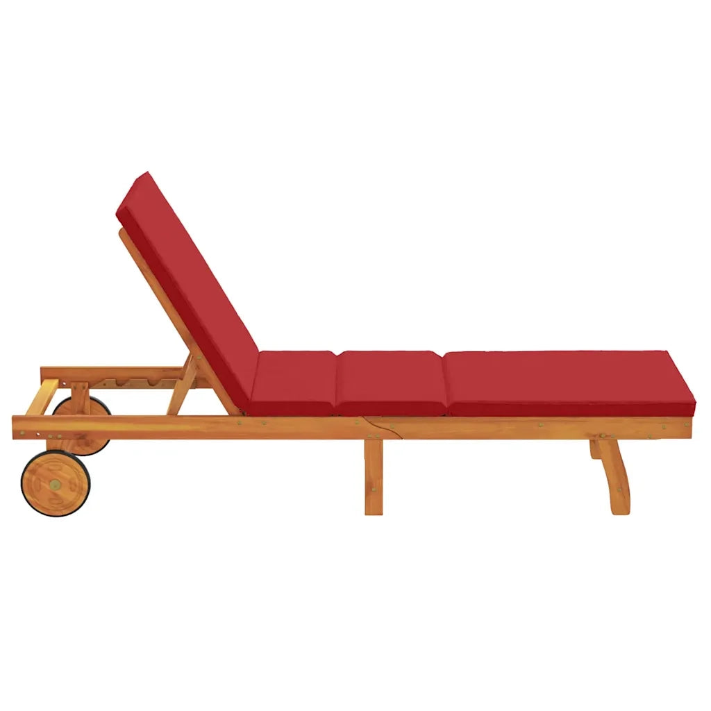 Lettino da sole Marrone 199 x 63 x 85 cm 4105539