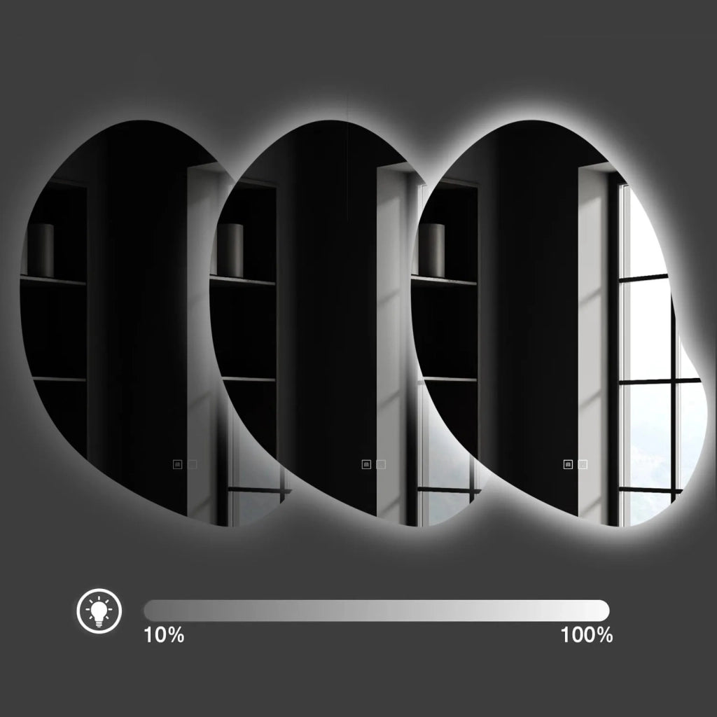 Specchio Led 80x60cm Cloud C