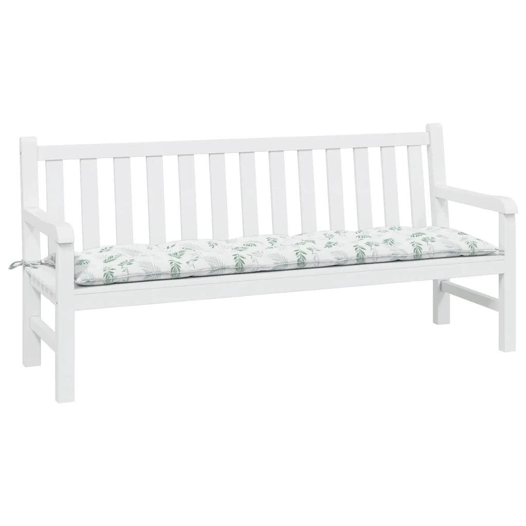 Cuscino per Panca-Cuscini per panchina a Foglie 180x50x7 cm in Tessuto Oxford 861271