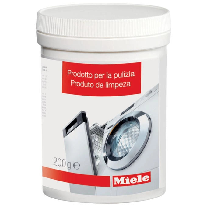 Miele IntenseClean, detergente per lavatrice e lavastoviglie, rimuove grasso batteri e odori, 200 g