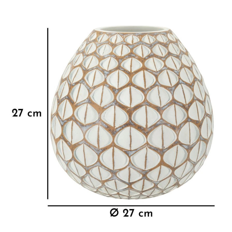 Vaso Resina Tibet cm ø 27x27