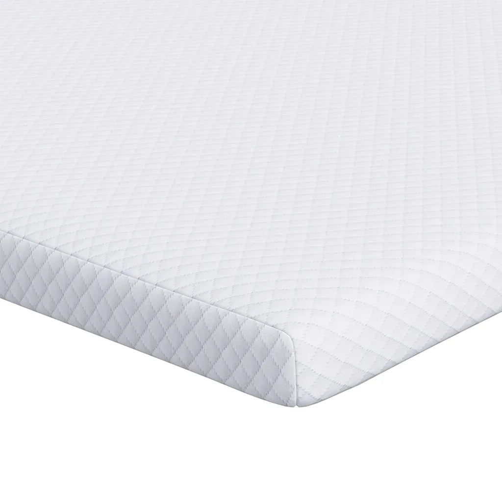 Topper per materasso Bianco 160 x 200 cm Tessuto Jacquard 4106228